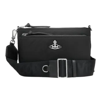 Vivienne Westwood Recycled Polyester Shoulder Bag Crossbody Bag Regular Women's Black