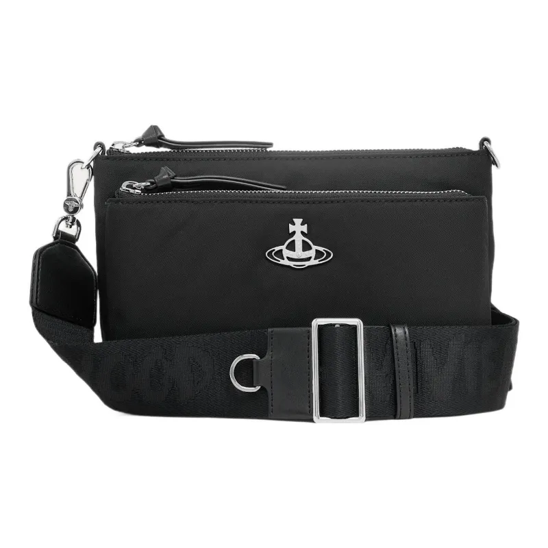 Vivienne Westwood Recycled Polyester Shoulder Bag Crossbody Bag Regular Women's Black-0