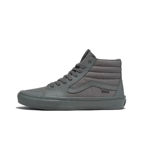 Vans SK8 Skateboard Shoes Unisex High-Top Gray