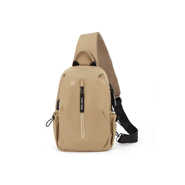 QING QI ZHE Fabric Sling Bag Shoulder Bag Crossbody Bag Regular Unisex Leaf Gray/Black/Light Gray/Light Green/Khaki-25