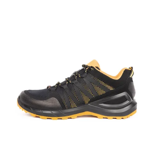 Slider Explorer Collection Waterproof Cushioning Abrasion Resistant Low Top Outdoor Shoes Women's Black Orange