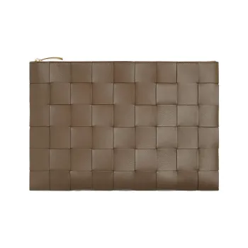 Bottega Veneta Woven Large Clutch Bag