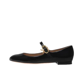 GIANVITO ROSSI Mary Ribbon Flat Pumps