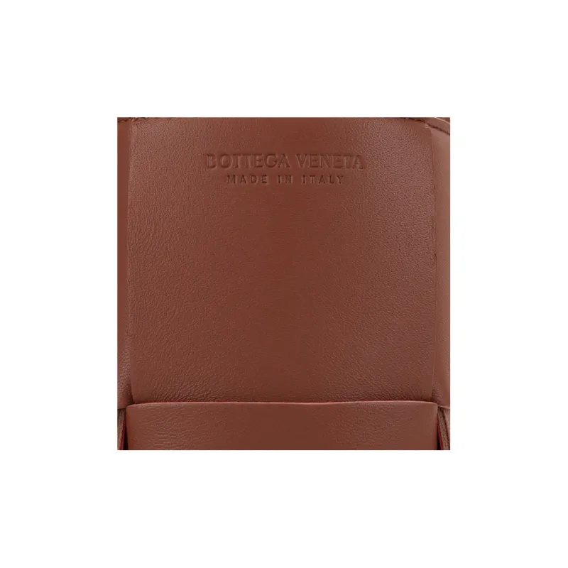 Bottega Veneta ARCO Sheepskin Tote Bag Shopping Bag Handbag Mini Women's Wood Color-3