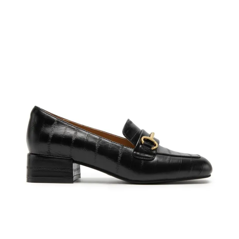 NATURSUN Loafers Women's Low Top Black/Silver-1