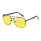 Matte Black Frame with Yellow Lens