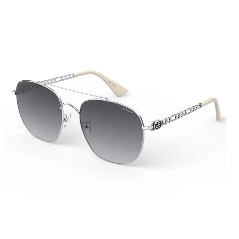 PARZIN Square Sunglasses Women's Fashion Logo Refined Correcting Sunglasses For Women's-21