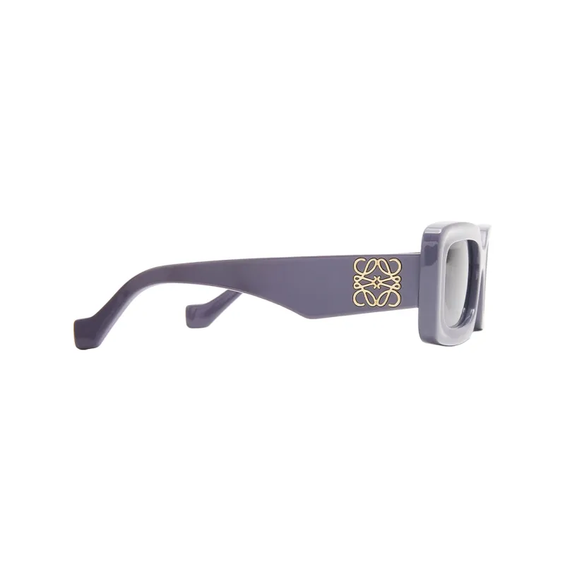 LOEWE Acetate Irregular Shape Sunglasses Women's Purple-1