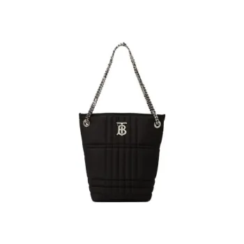 Burberry Lola Lola Bag Polyester Bucket Bag Handbag Shoulder Bag Women's Black