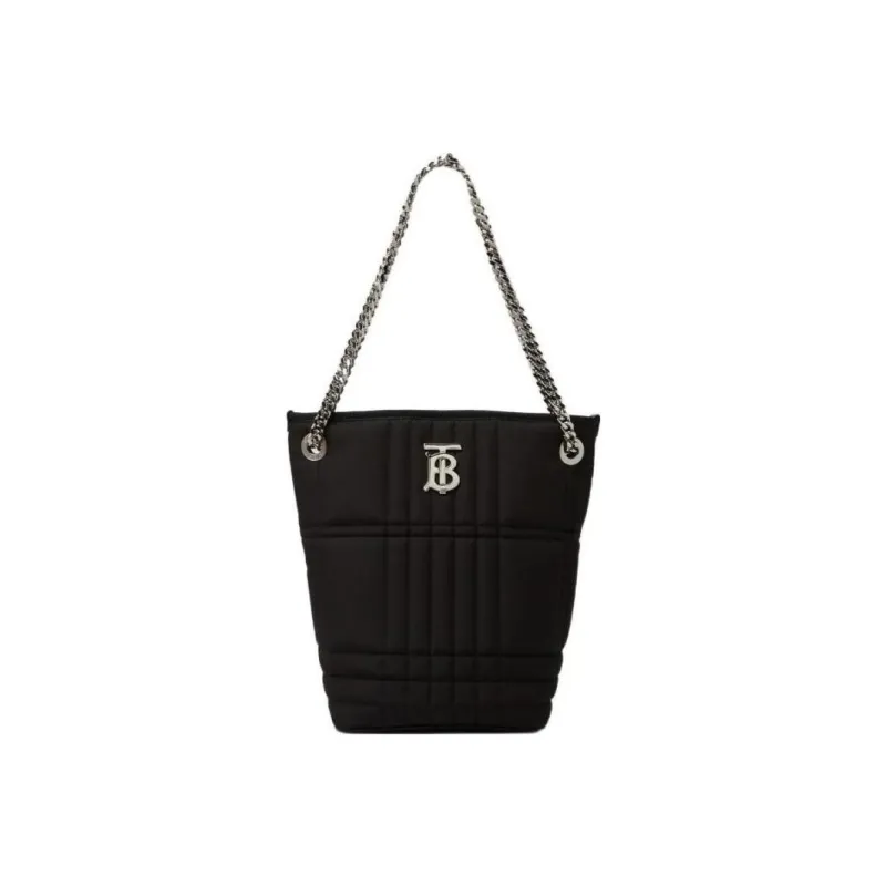 Burberry Lola Lola Bag Polyester Bucket Bag Handbag Shoulder Bag Women's Black-0