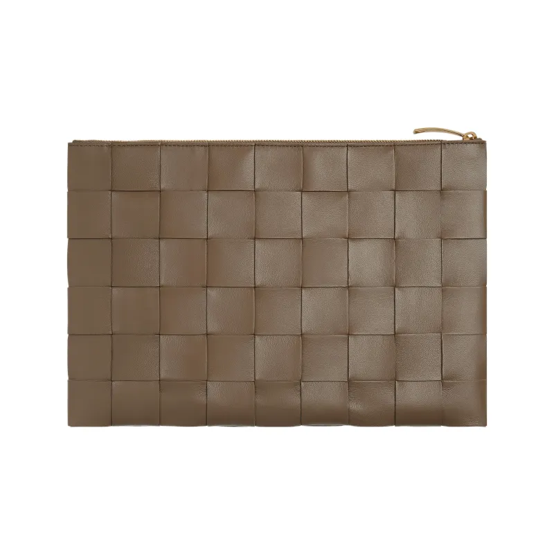 Bottega Veneta Woven Large Clutch Bag-1