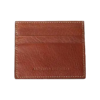 Brunello Cucinelli Logo Embossed Cardholder