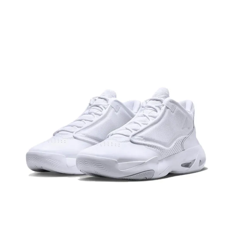 Jordan Max Aura 4 White Pure Platinum-2