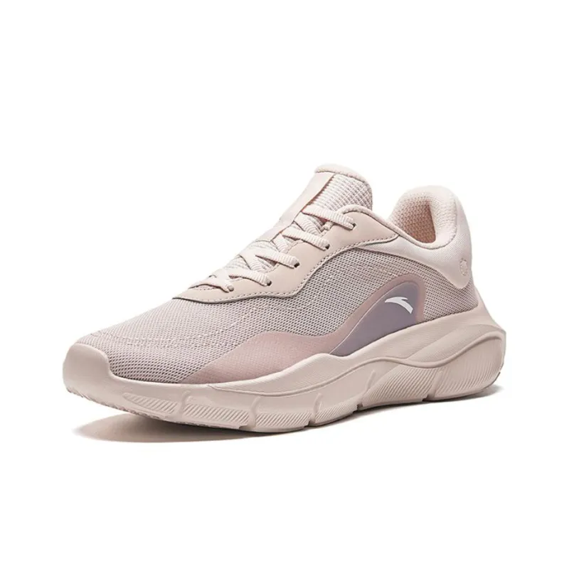 Anta Shock Absorbers With Slip Resistant And Abrasion Resistant Properties Low Top Training Shoes Women's Pink-1