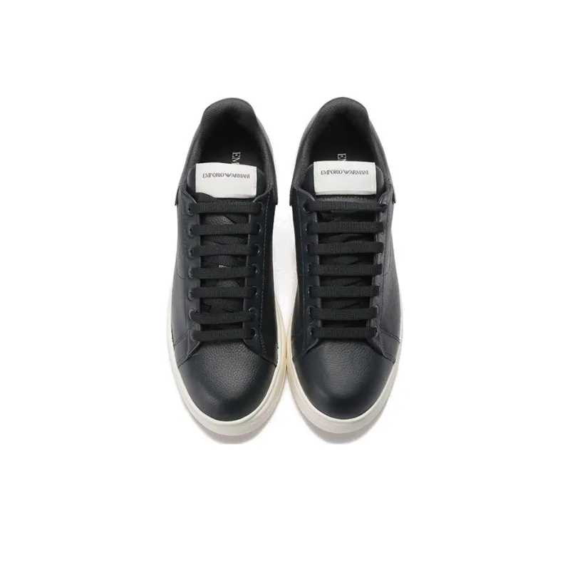 EMPORIO ARMANI Low Top Casual Shoes Men's Navy-3