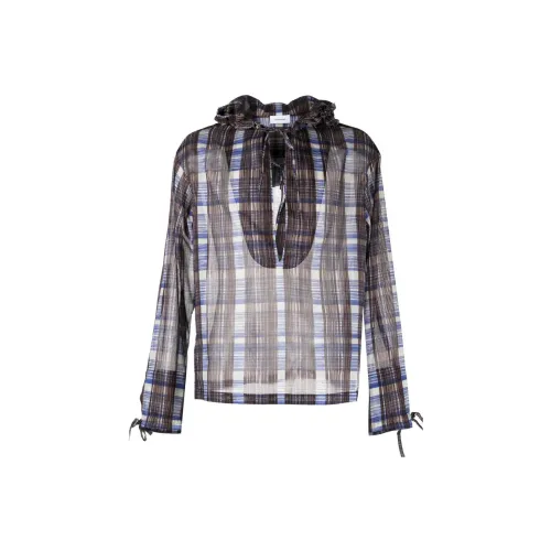 Ferragamo August Check-print Blouse