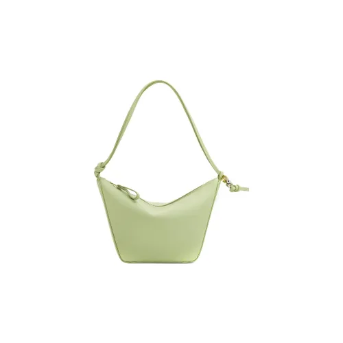 LOEWE Hammock Hobo Cow Leather Portable Crossbody Bag Shoulder Bag Mini Women's Lime Green
