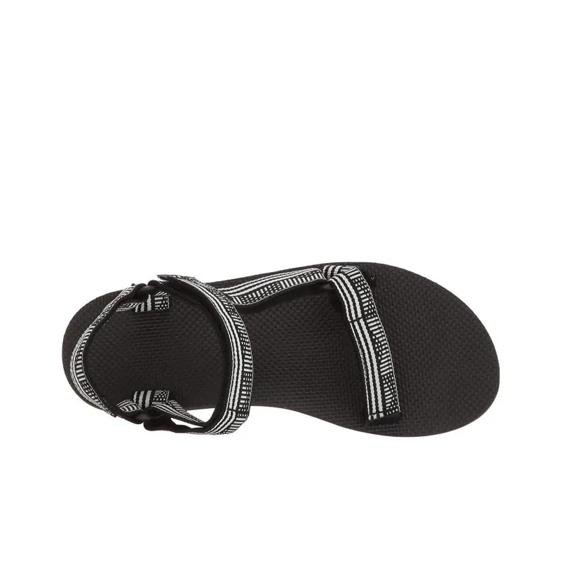 Teva Original Universal Beach Sandals Women's Black White-2
