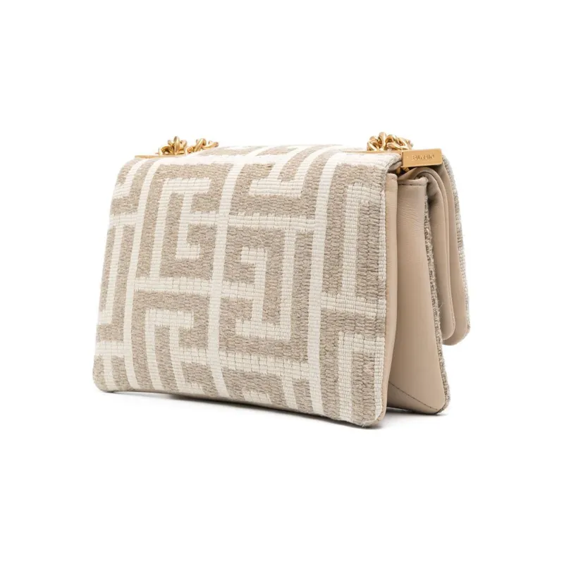BALMAIN 1945 Monogram Shoulder Bag-1