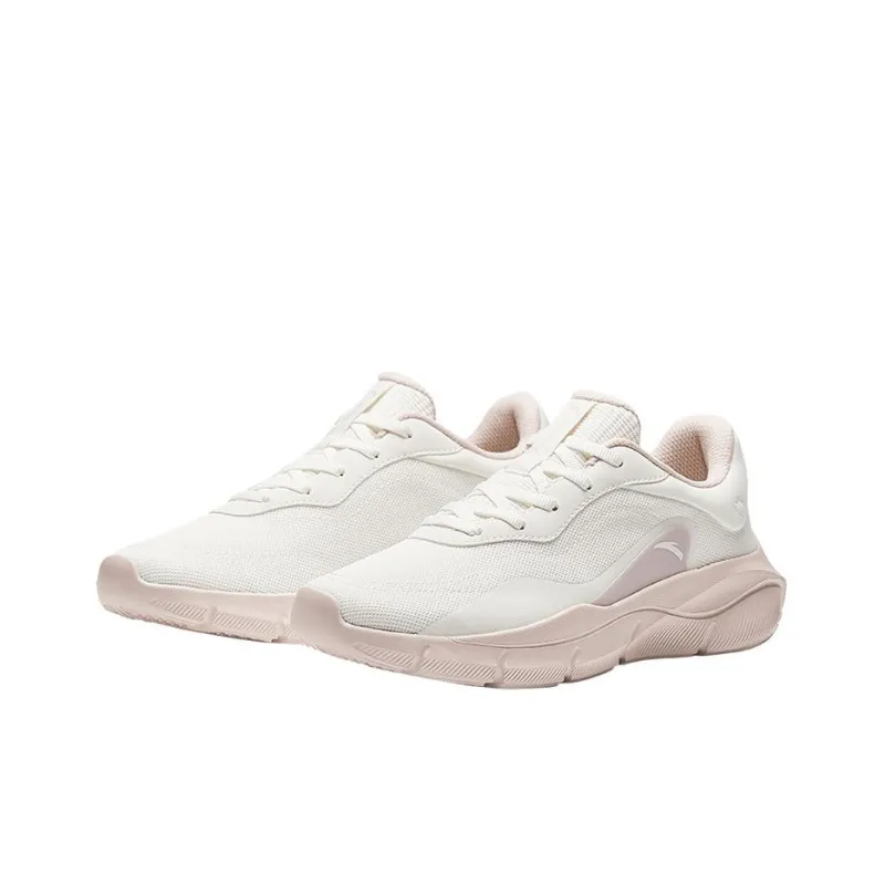Anta Cushioning Anti Slip And Wear Resistant Low Top Training Shoes Women's White Gray-2