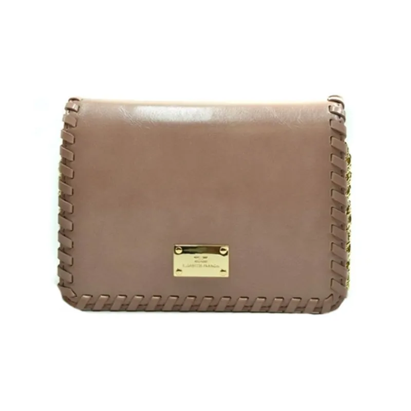 Elisabetta Franchi Polyester Crossbody Bag Shoulder Bag Regular Women's Beige-0