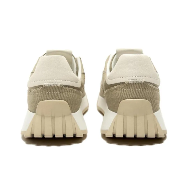 ZARA Cushioning Anti-Slip And Wear-Resistant Low-Top Casual Shoes Women's Green White-3