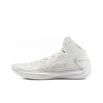 LiNing Liren 4 White Pearl Mid Top Basketball Shoes Unisex Mist White
