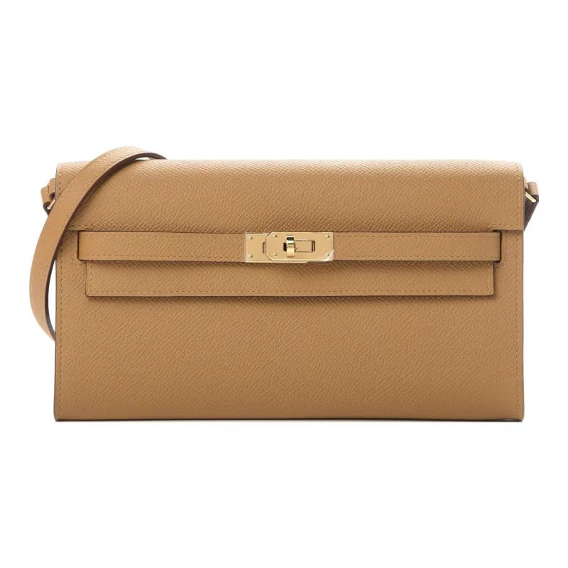 HERMES Kelly To Go Epsom Calfskin Crossbody Bag, Shoulder Bag Women's 2S Sesame-0