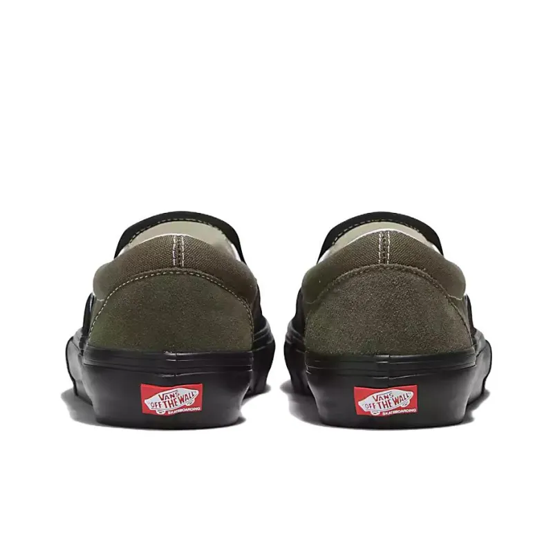 Slip On Skate Vans 'Black Grape Leaf'-3