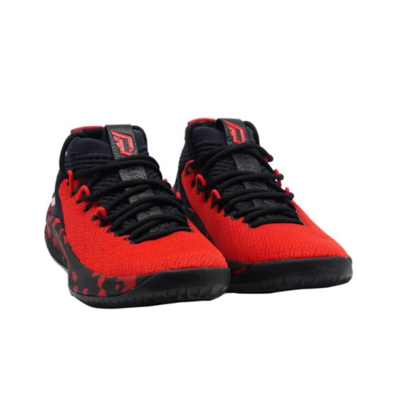 adidas Dame 4 Lillard Red Black-2