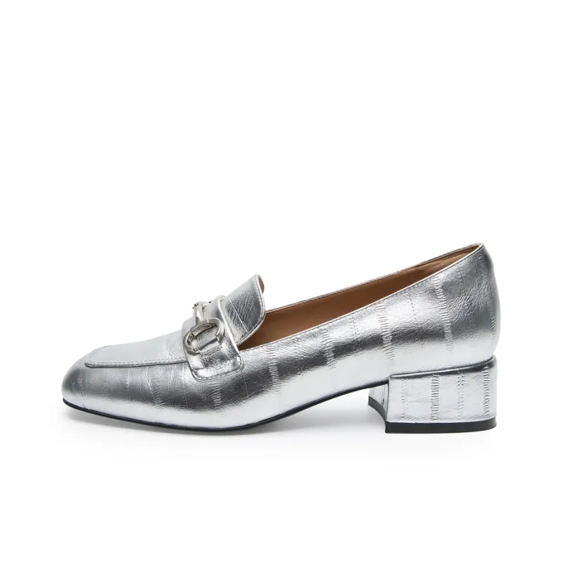 NATURSUN Loafers Women's Low Top Black/Silver-6