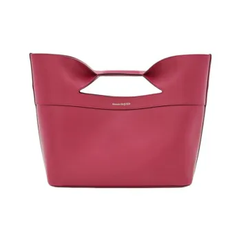 Alexander McQueen The Bow Calfskin Shoulder Bag Crossbody Bag Handbag Small Size Women's Red