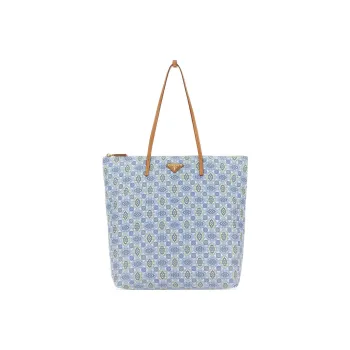 PRADA Recycled Nylon Tote Bag Shopping Bag Shoulder Bag Handbag Regular Women's Blue