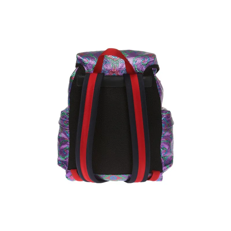 GUCCI Silk Backpack Regular Women's Purple-2