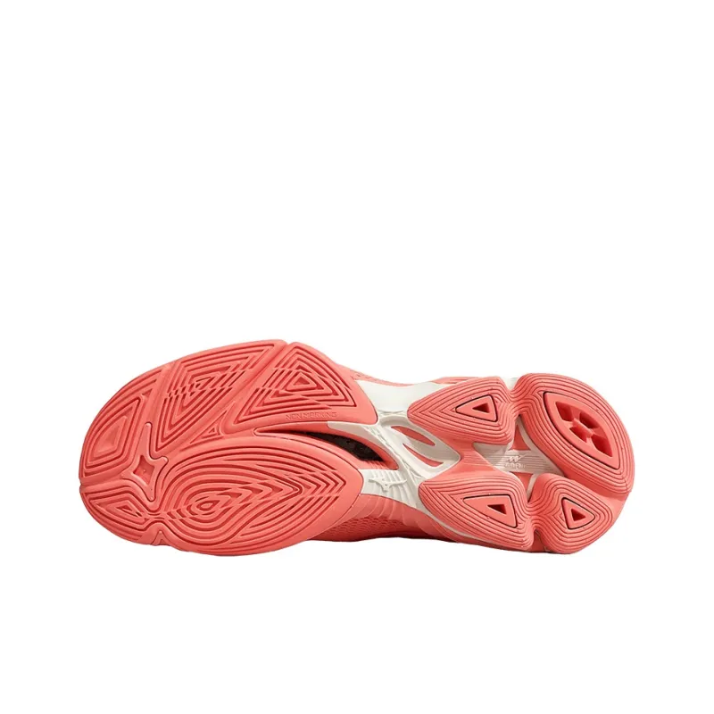 Mizuno Wave Lightning Z7 'Silver Cloud Orange' Women's-4
