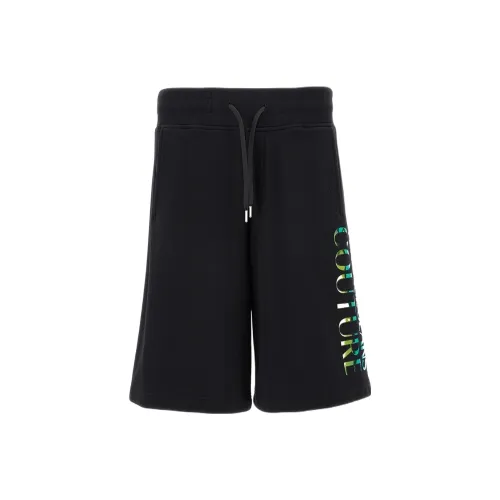 VERSACE JEANS Casual Shorts Men Black