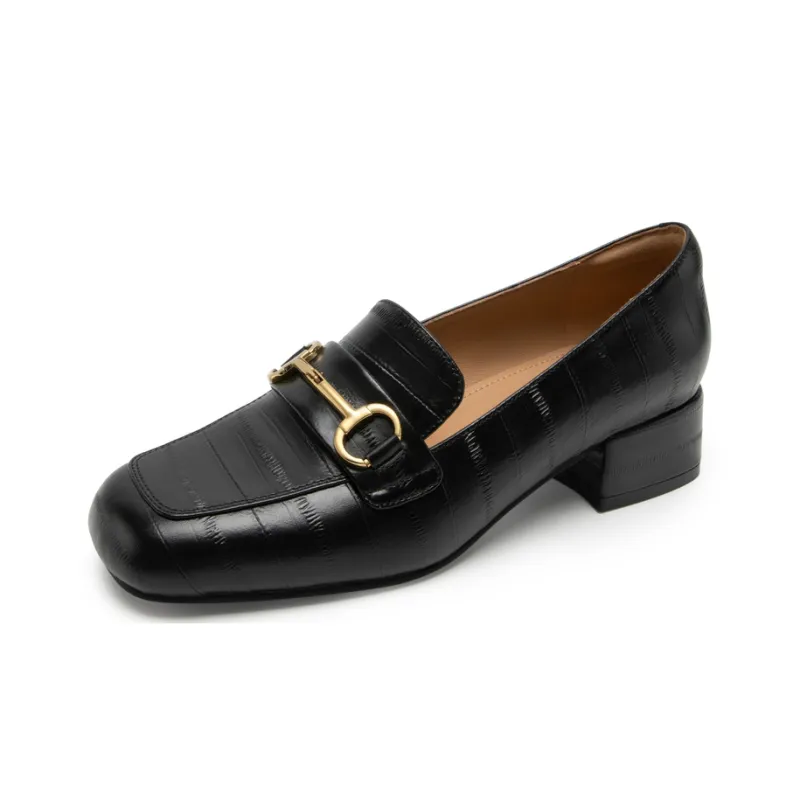 NATURSUN Loafers Women's Low Top Black/Silver-2