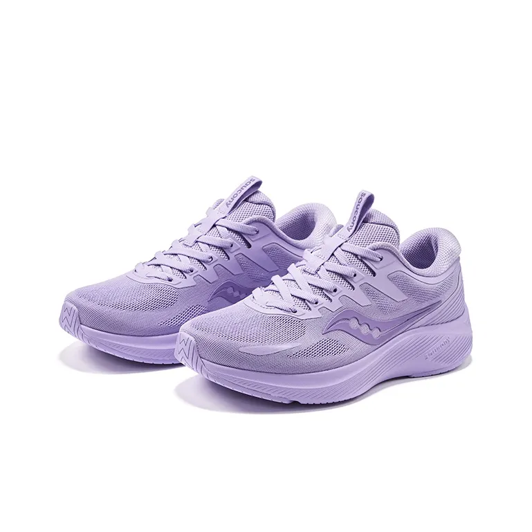 Saucony Lancer Shock Absorbers Low Top Training Running Shoes Women's Purple-2