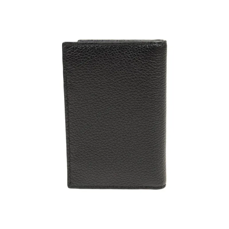PRADA Calfskin Wallet, Card Holder Regular Men's Black-1