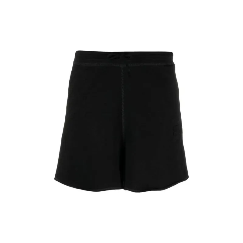 GANNI Logo Embroidered Drawstring Shorts-1