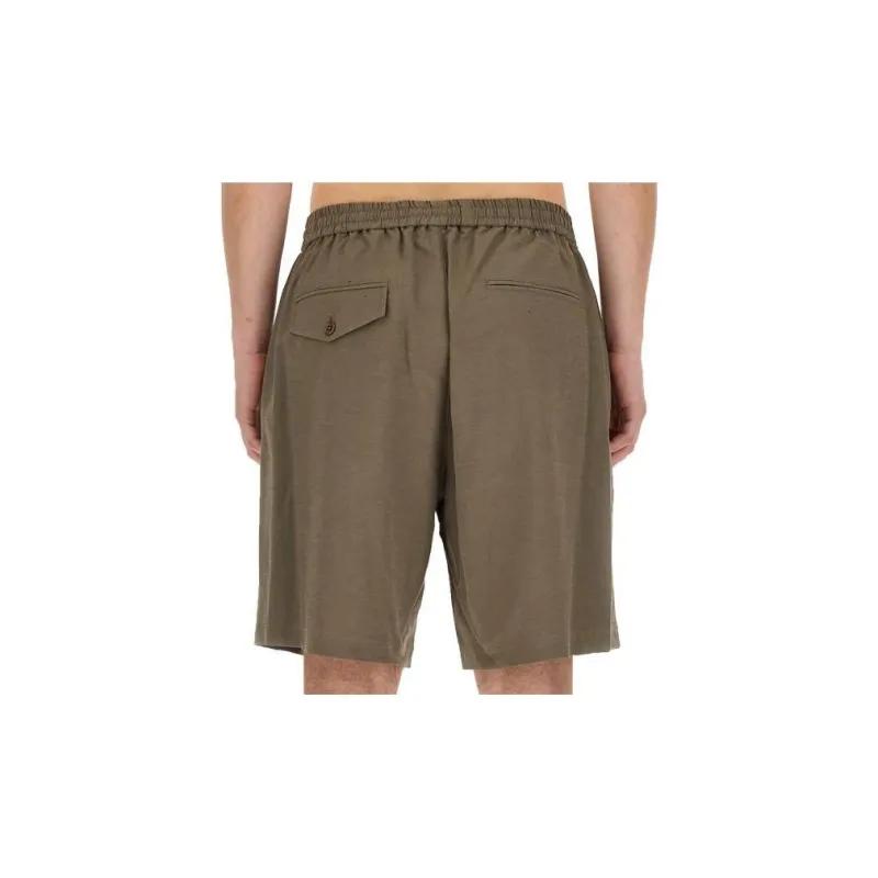 Helmut Lang Straight Leg Pull On Shorts-1