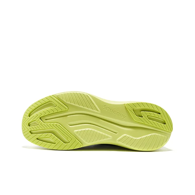 Saucony Lancer Cushioned Wear Resistant Slip Resistant Low Top Marathon Running Shoes Men's Gray-4