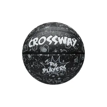 CROSSWAY PU Basketball Black Size 5 Size 6 Size 7 Training Unisex