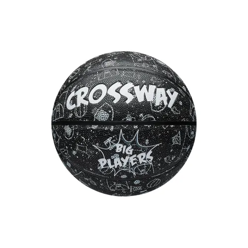 CROSSWAY PU Basketball Black Size 5 Size 6 Size 7 Training Unisex
