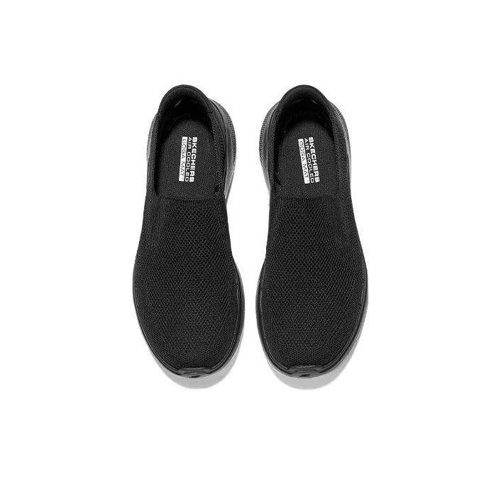 Skechers Go Walk 6 Breathable Lightweight Low Top Casual Shoes Men's Black-3