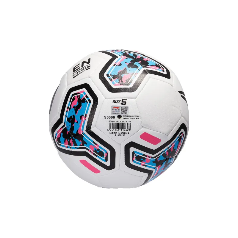 LiNing Size 5 Soccer TPU Machine Stitched Soccer Ball Unisex Multicolor-11