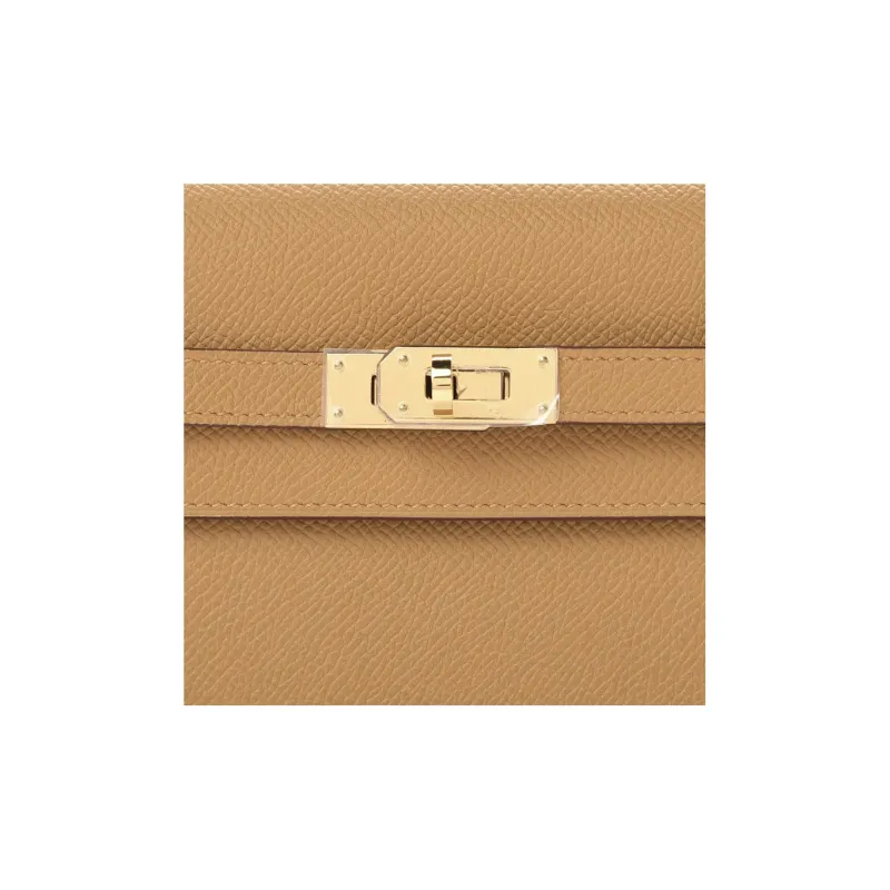 HERMES Kelly To Go Epsom Calfskin Crossbody Bag, Shoulder Bag Women's 2S Sesame-3