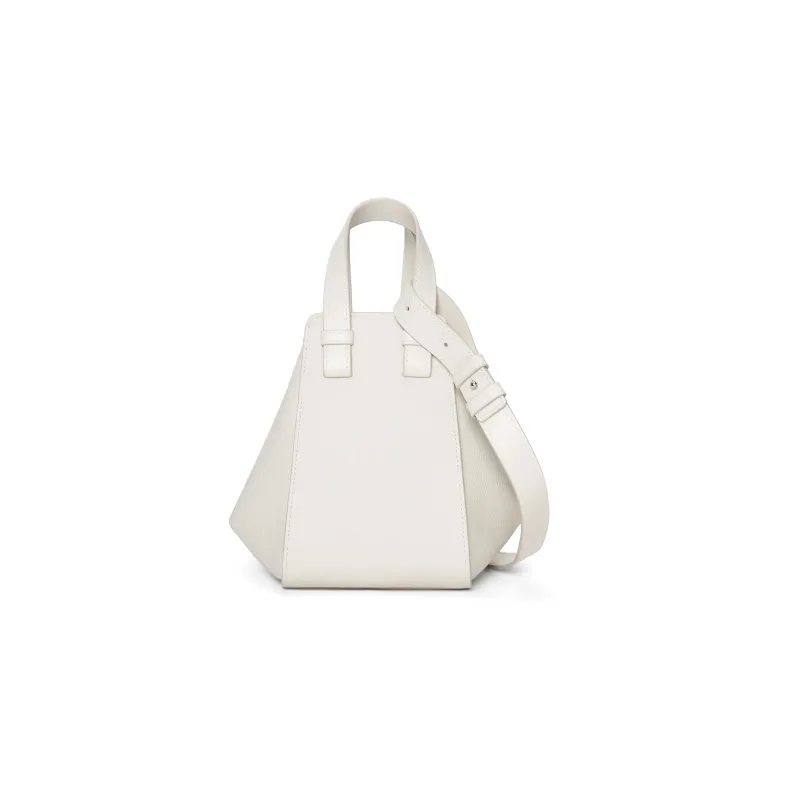 LOEWE Hammock Soft Grain Cow Leather Shoulder Bag, Crossbody Bag, Handbag Women's Soft White-4