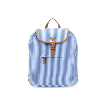 PRADA Recycled Nylon Backpack Regular Men's Blue