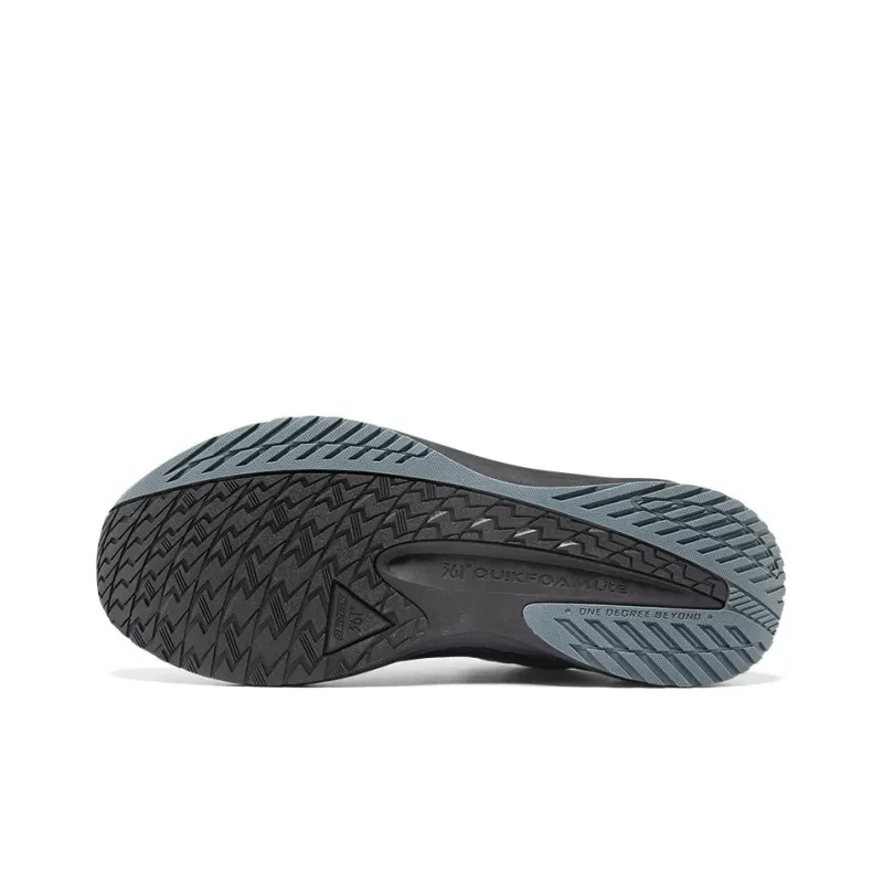 361° Rain Block 6.0 Shock absorbing And Waterproof Low Top Running Shoes Men's Gray Black-3